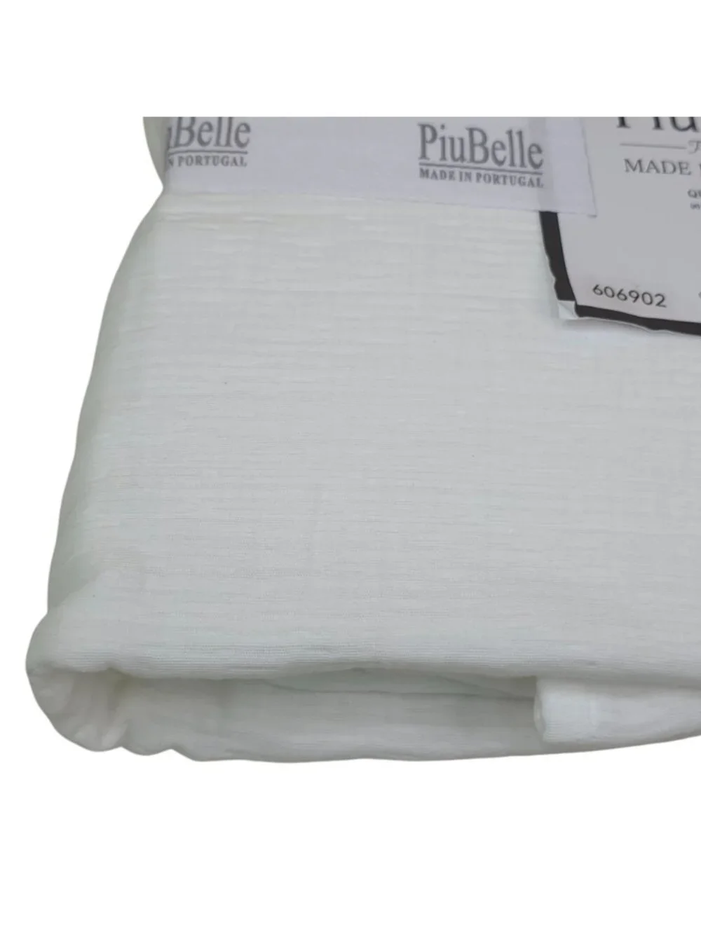PiuBelle Queen Blanket 100% Cotton Lightweight 90x90 Coverlet Made In Portugal